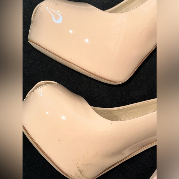 NIB Giuseppe Zanotti Nude patent peeptoe platform heels - Sz 7 or 37 - Picture 12 of 12